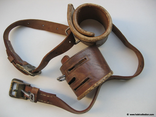 Medical hand restraint with locks.